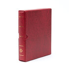 Album Optima (F), incl. slipcase and without sheets - Red - 4 Rings - Dim: 240 x 270 x 40 mm ■ per piece