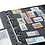Album Optima (F), incl. cassette en zonder bladen - Zwart - 4 Rings - Afm: 240 x 270 x 40 mm