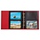 Album Optima Gigant (F), incl. cassette en zonder bladen - Groen - 4 Rings - Afm: 240 x 270 x 75 mm