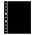Leuchtturm, Scheidings bladen - model: GRANDE (4 rings) Zwart - afm: 242x312 mm. ■ per stuk