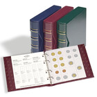 Album Numis (Classic), incl. cassette en zonder bladen - Rood - 4 Rings - Afm: 230 x 260 x 50 mm ■ per stuk
