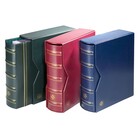 Album Optima Gigant (Classic), incl. slipcase and without sheets - Blue - 4 Rings - Dim: 245 x 270 x 75 mm ■ per piece