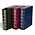 Album Vario Gigant (Classic), incl. cassette en zonder bladen - Rood - 4 Rings - Afm: 255 x 310 x 60 mm ■ per stuk