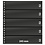 Insteekblad - 5 vaks indeling: 245 x 52 mm - Omnia (05) -  - Zwart - 18 Rings