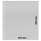 Feuilles de pochettes - 1 compartiment(s): 245 x 293 mm - Omnia (09) - Blanc - 18 Anneaux ■ par pc.