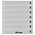 Feuilles de pochettes - 7 compartiment(s): 245 x 34 mm - Omnia (015) - Blanc - 18 Anneaux ■ par pc.