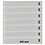 Einsteckblätter - 7 er Einteilung: 245 x 34 mm - Omnia (015) - Weiß - 18 Ringe