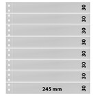 Insert sheets - 8 compartment(s): 245 x 30 mm - Omnia (016) - White - 18 Rings ■ per pc.