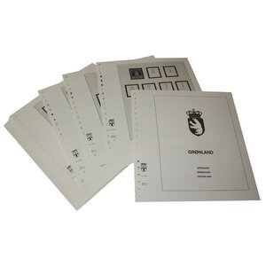 Supplément de période: 1905-1999 - Groenland - type: T-Blanco - feuilles pour Album de base (45 pcs.) - Lindner (18 Anneaux)