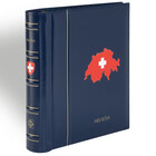 Album - Switzerland, Period 1843-1959 - type Perfect DP - incl. sheets and slipcase - Blue - Leuchtturm (turn-bar)
