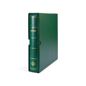 Album - Great-Britain, Period 1840-1970 - Part 01-40 - type Perfect DP - incl. sheets and slipcase - Green - Leuchtturm (turn-bar)
