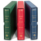 Album -   France - type Perfect DP - incl. slipcase and without sheets - Green - Leuchtturm (turn-bar)