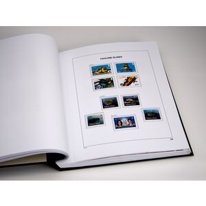 Supplement year: 2023 - Falkland Islands - type: DeLuxe - sheets for Basic album, N°: 135-137, B44 (4 pcs.) - Davo (2 Holes)