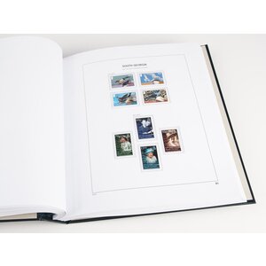 Supplement year: 2023 - Falkland Dependencies (South Georgia & Sandwich Islands) - type: DeLuxe - sheets for Basic album, N°: 87-88, B30-31 (4 pcs.) - Davo (2 Holes)