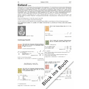 Michel catalog  Europe part E.11 Baltic States and Finland