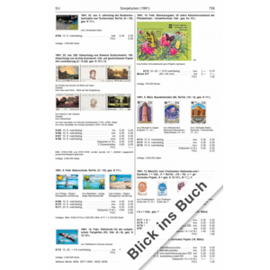 Michel cataloque Europe partie E.16 La Russie et l'Union soviétique