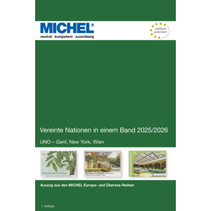 Michel, catalogus, Verenigde Naties 2025/26 - Duits talig ■ per st.