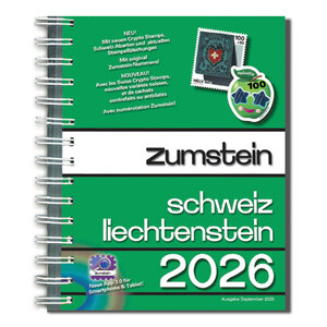 Zumstein-Katalog Schweiz - Liechtenstein 2026