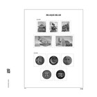 Supplement jaar: 2025 - België - type: DeLuxe - bladen voor Zegels uit Blokken (1b), N°: 314a-g (7 st.) - Davo (2 Gats)