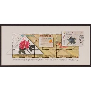 NVPH -  1414, Bloc (Pays-Bas), Émis de l'année:  1988, Oblitéré (U)