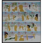 NVPH - 2115-2134, Feuillet, Émis de l'année:  2002, Oblitéré (U)