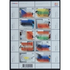 NVPH -  2260-2269, Sheetlets (Netherlands), Issued in the year:  2004, Used (U)