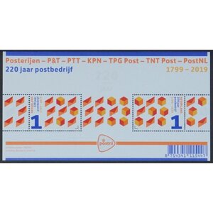 NVPH -  3722, Bloc (Pays-Bas), Émis de l'année:  2019, Neuf sans Charnière (MNH)