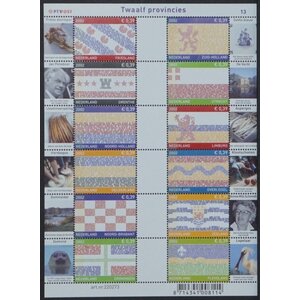 NVPH -  2065-2076, Sheetlets (Netherlands), Issued in the year:  2002, Used (U)