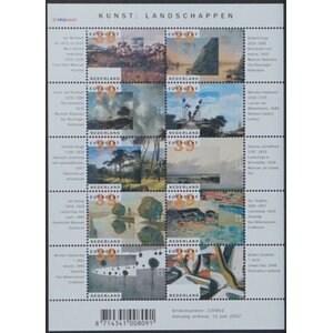 NVPH -  2089-2098, Sheetlets (Netherlands), Issued in the year:  2002, Used (U)