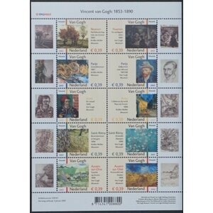 NVPH -  2142-2151, Sheetlets (Netherlands), Issued in the year:  2003, Used (U)