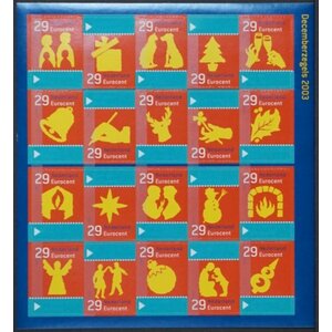 NVPH -  2212-2231, Velletjes (Nederland), Uitgegeven in het jaar:  2003, Gestempeld (U)