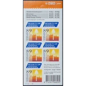 NVPH -  2481, Sheetlet (Netherlands), Issued in the year:  2006, Used (U)