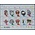 NVPH -  2593-2602, Sheetlets (Netherlands), Issued in the year:  2008, Used (U)