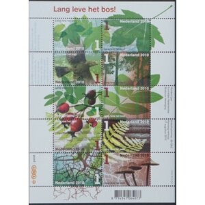 NVPH -  2758-2767, Sheetlets (Netherlands), Issued in the year:  2010, Used (U)