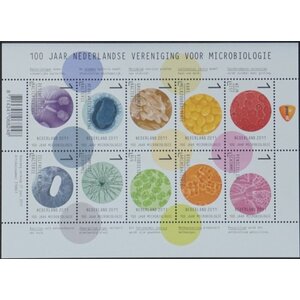 NVPH -  2834-2843, Sheetlets (Netherlands), Issued in the year:  2011, Used (U)