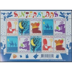 NVPH: 3108-3112 - Pays-Bas - Feuillet