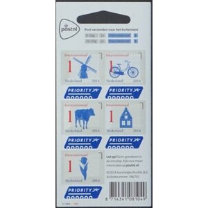 NVPH: 3150-3154 - Pays-Bas - Feuillet