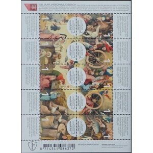 NVPH -  3376-3385, Velletjes (Nederland), Uitgegeven in het jaar:  2016, Postfris (MNH)