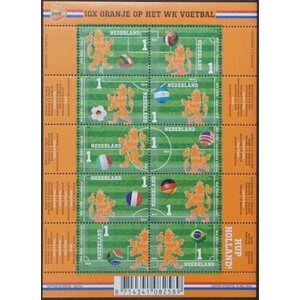 NVPH -  3187b-3196.b, Sheetlets (Netherlands), Issued in the year:  2014, Used (U)