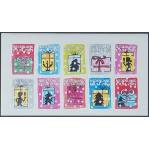 NVPH -  2684-2693.½, Sheetlets (Netherlands), Issued in the year:  2009, Used (U) - TNT
