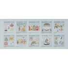 NVPH -  3698-3707.½, Sheetlets (Netherlands), Issued in the year:  2018, Mint Not Hinghed (MNH)