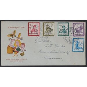 NVPH: FDC    E.4 - Nederland - Eerste Dag envelop