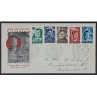 NVPH _ FDC    E.6, Eerste Dag envelop, Uitgegeven in het jaar:  1951, Geadresseerd (A) - Open klep (OF)