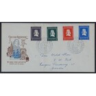 NVPH _ FDC    E.7, Eerste Dag envelop, Uitgegeven in het jaar:  1952, Geadresseerd (A) - Open klep (OF)