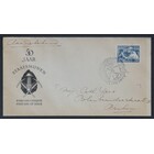 NVPH - E    8, Couverture Premier Jour (Pays-Bas), Émis de l'année:  1952, Adressée (A) - Rabat fermé (CF)