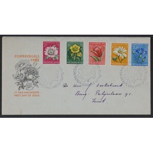NVPH - E    9, Ersttagsbriefe (Niederlande), Ausgegeben im Jahr:  1952, Adressiert (A) - Geschlossene Klappe (CF)