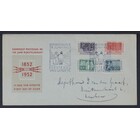 NVPH - E   10, First Day Cover (Netherlands), Issued in the year:  1952, Addressed (A) - Open flap (OF)