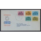 NVPH _ FDC   E.11, Eerste Dag envelop, Uitgegeven in het jaar:  1952, Geadresseerd (A) - Open klep (OF)