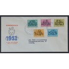 NVPH - E   11, First Day Cover (Netherlands), Issued in the year:  1952, Addressed (A) - Open flap (OF)