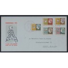 NVPH - E   15, Couverture Premier Jour (Pays-Bas), Émis de l'année:  1953, Adressée (A) - Rabat ouvert (OF)